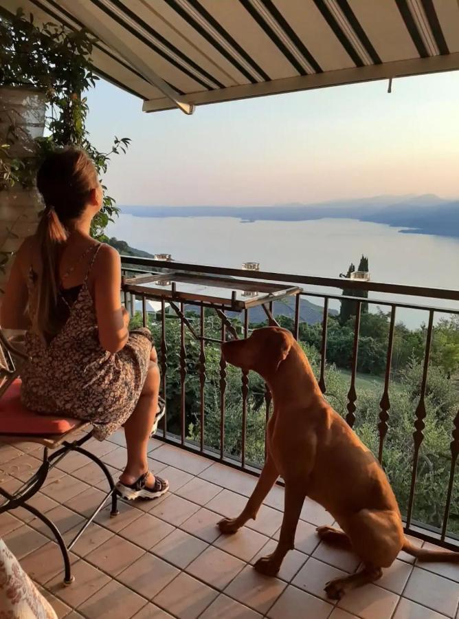 B&B Da Paolo Con Vista Lago Di Garda San Zeno di Montagna Ngoại thất bức ảnh