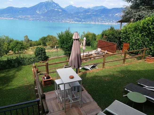 B&B Da Paolo Con Vista Lago Di Garda San Zeno di Montagna Ngoại thất bức ảnh